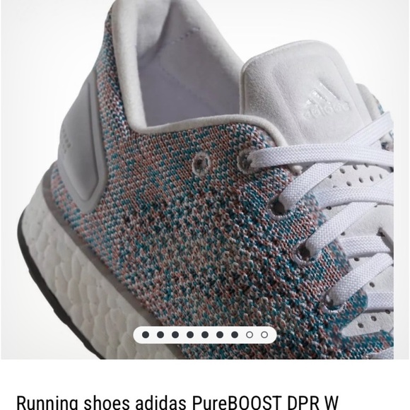 Nwt Running shoes adidas PureBOOST DPR  blue spring $170 athletic activewear - Picture 7 of 15